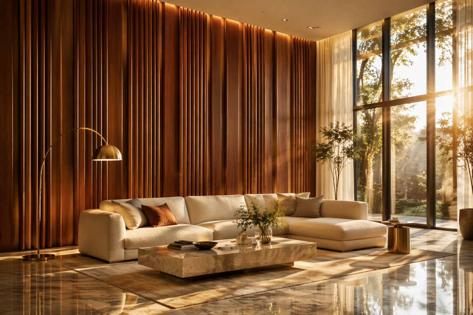 ultra-contemporary living space